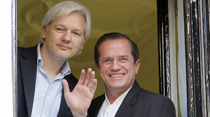 Assange urges Snowden to be 'extremely cautious' if he leaves Russia