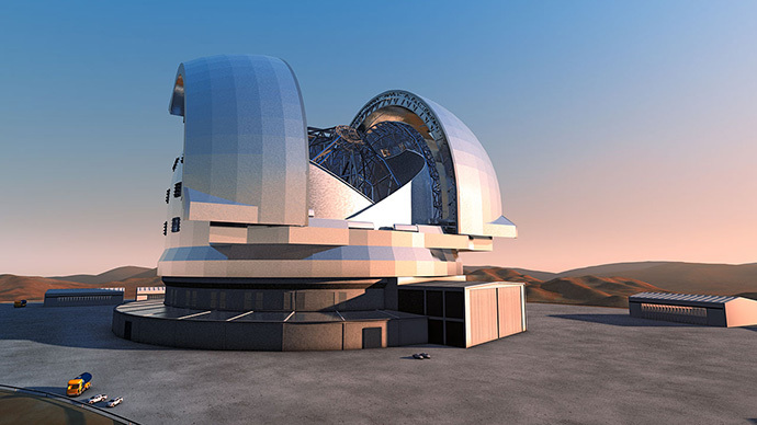 Astronomers blast off mountain top for largest ever telescope