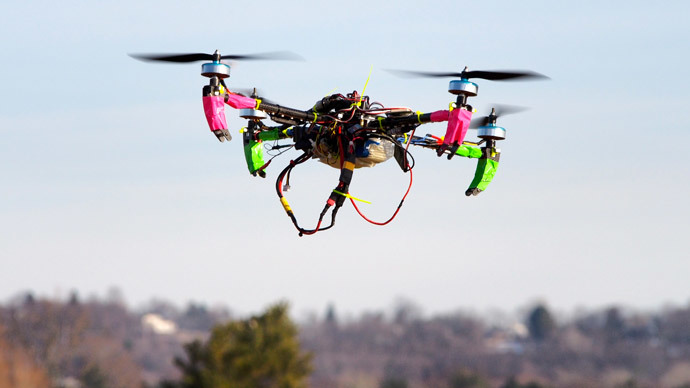 California man uses surveillance drone to keep an eye on cops from above (VIDEO)