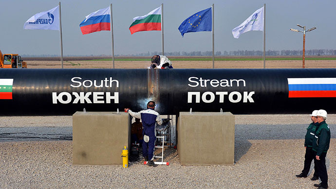 Putin: US unhappy with South Stream because it wants to deliver gas to Europe