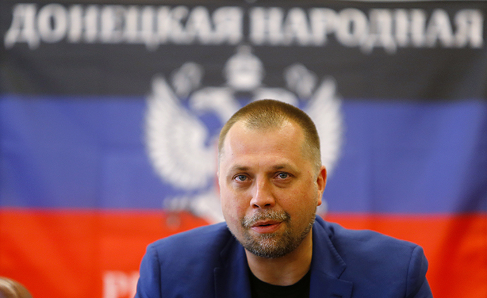 Alexander Boroday the Prime Minister of the self proclaimed 'Donetsk People's Republic' (Reuters / Shamil Zhumatov)