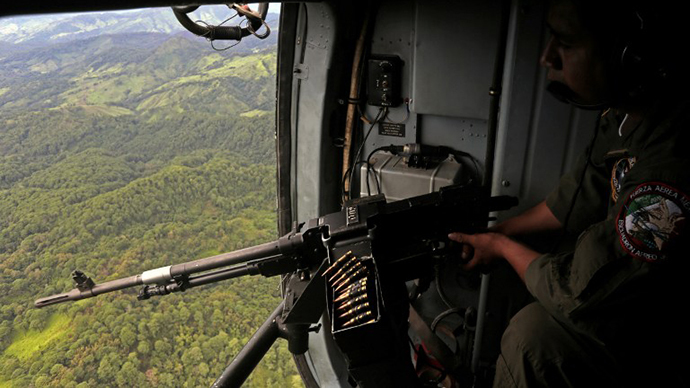 Mexican military chopper flies into US, shoots at border guards