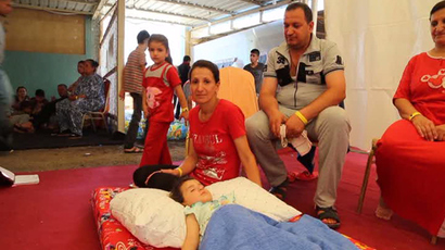 Kurdistan flows gets aid, elsewhere in Iraq 180,000 refugees are in dire need