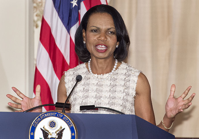 Former US Secretary of State Condoleezza Rice (AFP Photo / Paul J. Richards)