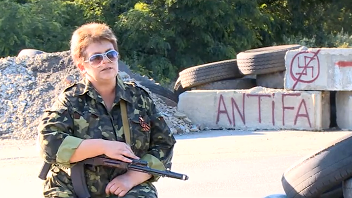 ‘They’ve come to kill us’: Ukrainian girls and women join fight against Kiev