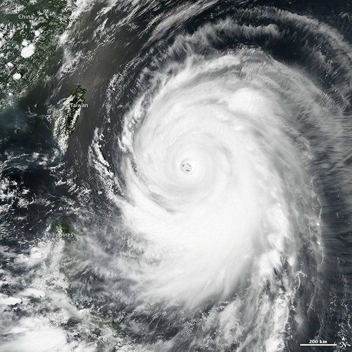 Typhoon Neoguri (image from earthobservatory.nasa.gov)