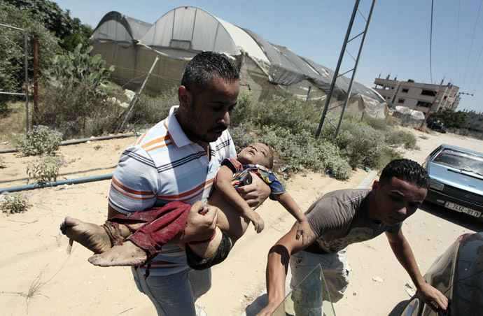 Israel hits 200 Gaza sites, 8 children reported dead, Hamas fires ...