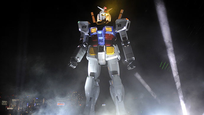 Great Gundam news! Japan's life-size moving giant robot statue won