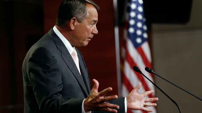 ‘So sue me’: Boehner acts on threat to sue Obama...over delays in Obamacare