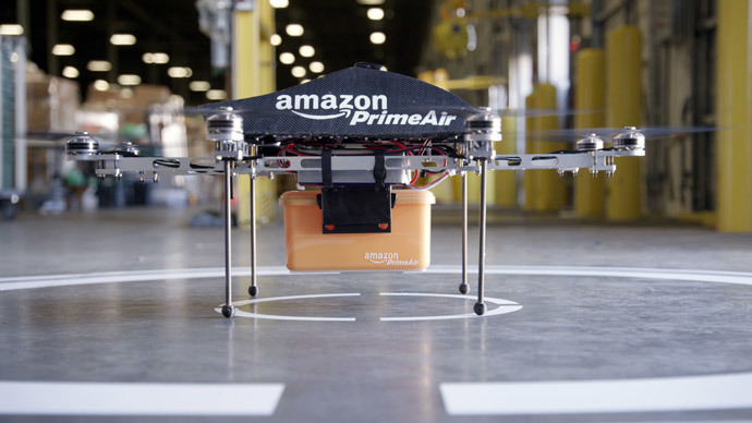 Amazon applies for approval of delivery drones