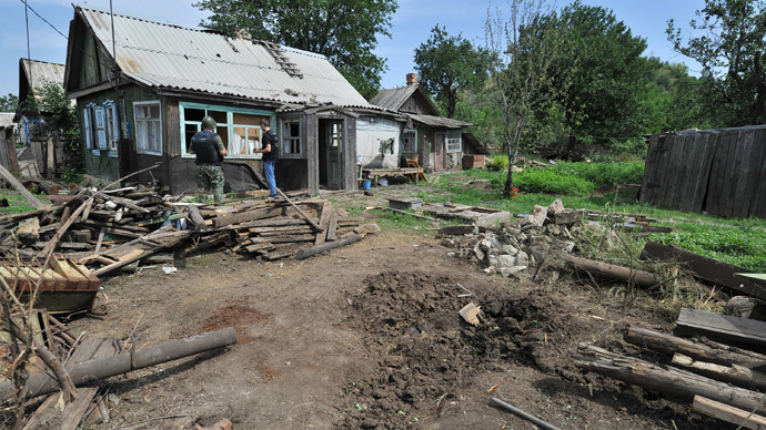 ‘Father was lying on the porch with his arm blown off’ – eyewitness to Ukraine’s shelling