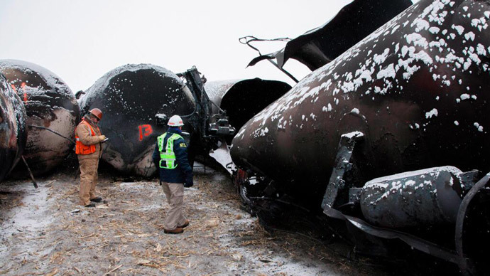 String of oil train disasters prompts review of US safety rules