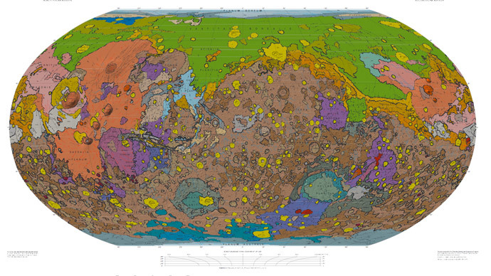 Scientists release most thorough map yet of Mars