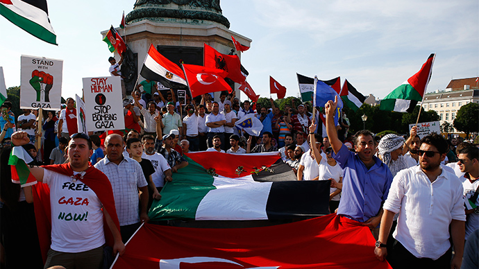 Thousands take to the streets of Vienna in Gaza protest (PHOTOS, VIDEO)