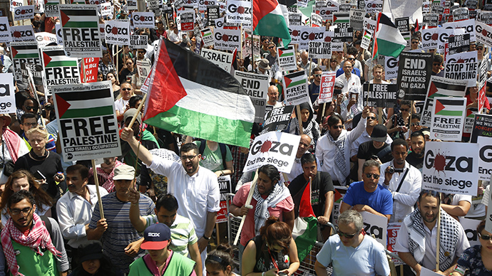Thousands rally against Gaza strikes in London, Paris, Dublin, Tel Aviv