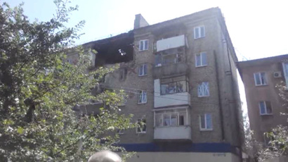 Kiev shells Ukraine Orthodox Church compound in Gorlovka
