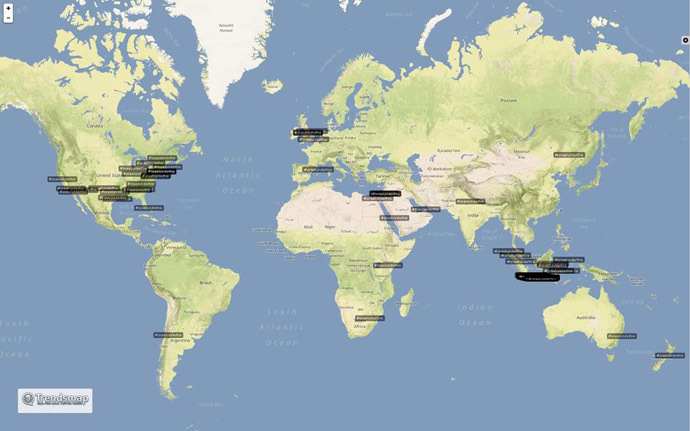 #IsraelUnderFire (trendsmap.com)