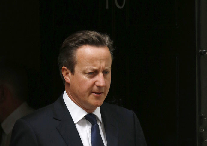 Britain's Prime Minister David Cameron (Reuters/Luke MacGregor)