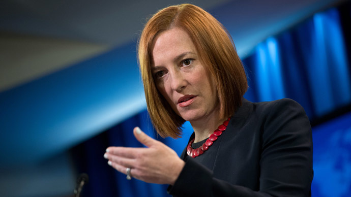US State Department spokeswoman Jen Psaki (AFP Photo/Nicholas Kamm)