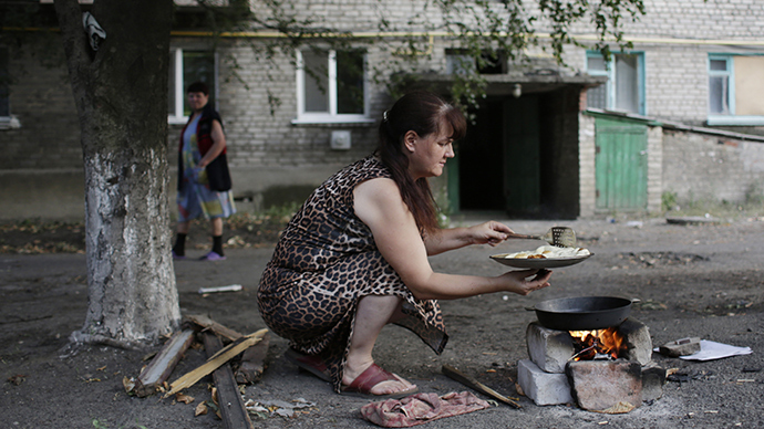 Humanitarian catastrophe: Lugansk, E. Ukraine, left with no water, power