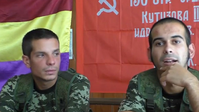 'Spreading the truth': Spanish volunteers join fight against Kiev in E. Ukraine (VIDEO)
