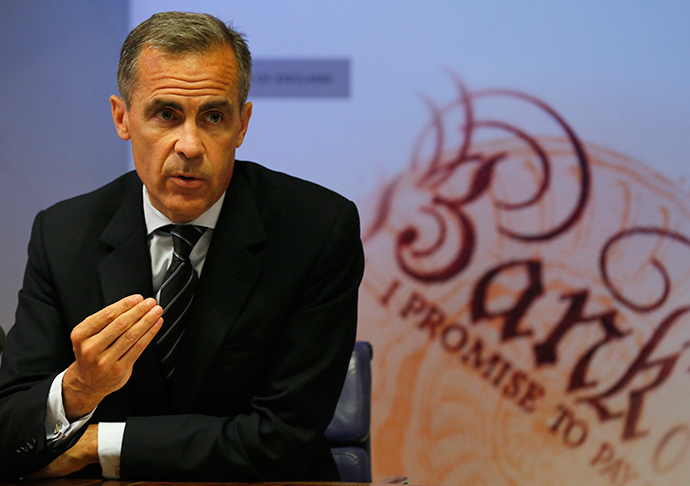 Bank of England Governor Mark Carney (Reuters / Suzanne Plunkett)