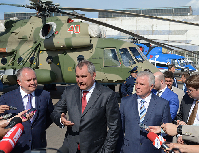 Dmitry Rogozin's working visit to Ulan-Ude (RIA Novosti / Sergey Mamontov)
