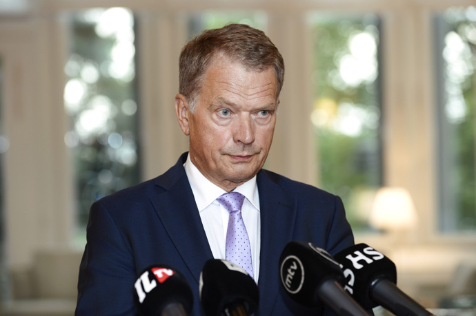 Finnish President Sauli Niinisto (AFP Photo / Lehtikuva / Heikki Saukkomaa)