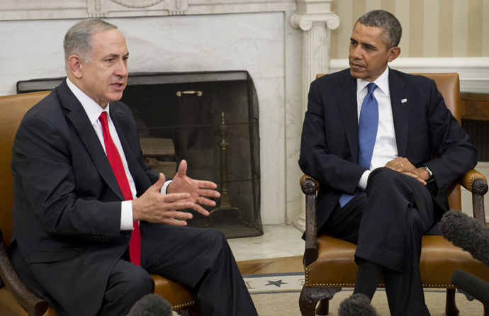 US President Barack Obama(R) and Israeli Prime Minister Benjamin Netanyahu (AFP Photo / Saul Loeb) 