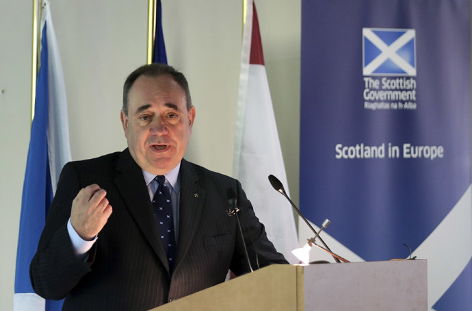 Scotland's First Minister Alex Salmond (Reuters/Francois Lenoir)