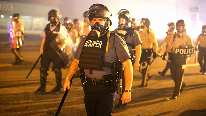 'Get the f*** out of here!' Ferguson cops threaten to shoot, mace reporters (VIDEO)
