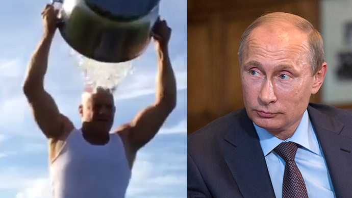 Ice Bucket: Vin Diesel challenges...Putin