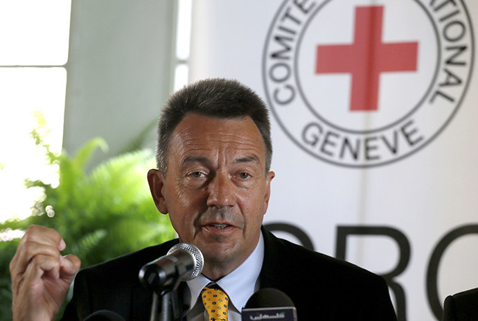 President of the International Committee of the Red Cross (ICRC) Peter Maurer (AFP Photo / Gali Tibbon)