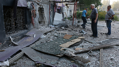 Shells, blasts, rubble: Inside Donetsk airport battle zone (EXCLUSIVE VIDEO)