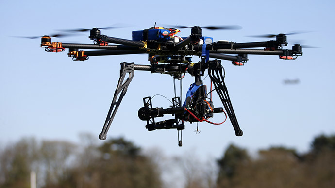 ‘Drone-Free LAPD!’ LA residents protest police spy drones