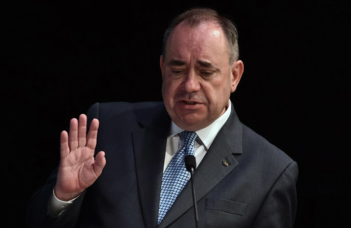 Scotlandâs first minister, Alex Salmond (AFP Photo / Andrej Isakovic)