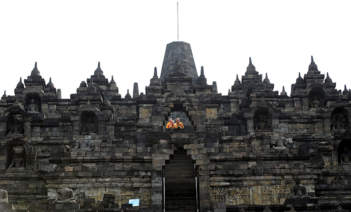 Borobudur temple in Magelang (AFP Photo / Adek Berry)