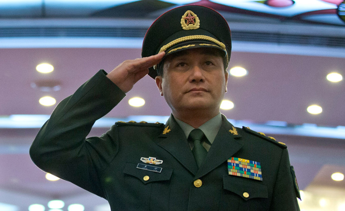 Gen. Wang Ning deputy Chief Staff of the People's Liberation Army (AFP Photo / Pool / Alexander F. Yuan) 