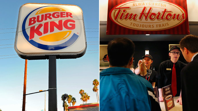 Burger King in merger talks with Tim Hortons donut chain