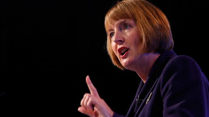Labour Party deputy leader, Harriet Harman, claims the Tories are bankrolled by anonymous donors who remain shrouded in secrecy. (Reuters / Andrew Winning)