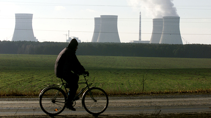 Rivne nuclear power plant's watercooling facilities, Ukraine (Reuters)