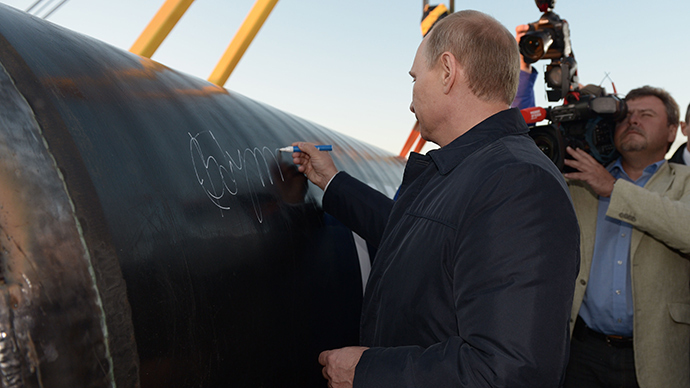 Putin breaks ground on Russia-China gas pipeline, world's biggest (VIDEO)