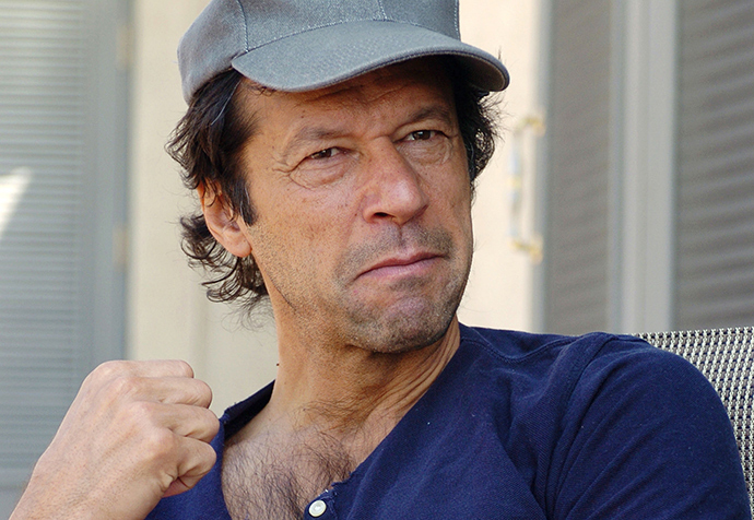 Former Pakistan cricket great Imran Khan (AFP Photo)
