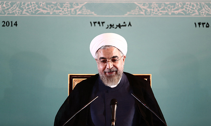 Iranian President Hassan Rouhani (AFP Photo / Behrouz Mehri)