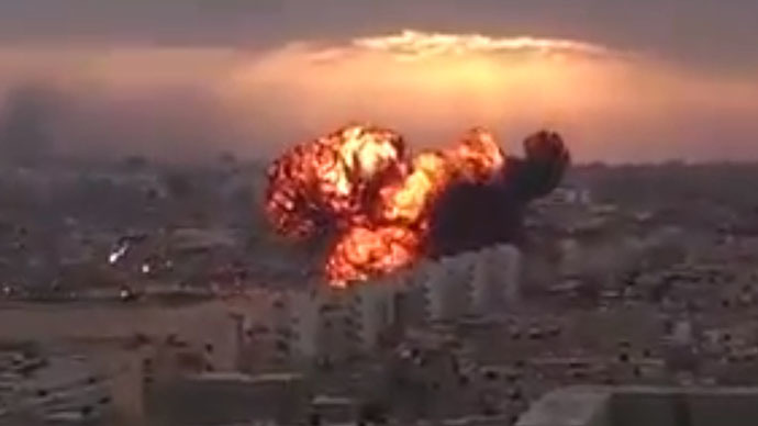 ​Libyan fighter jet crashes into city block, kills pilot, kid (VIDEO)