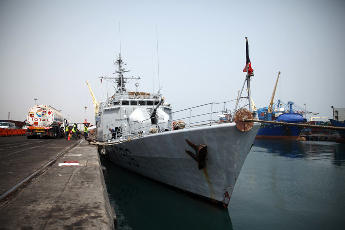 French Navy ship "Commandant Birot" (AFP Photo/Chris Stein)