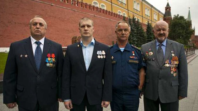 The members of the veterans' organizations (Image from oficery.ru)