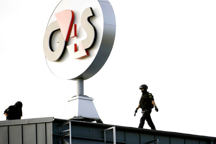 A 71 million pound G4S contract has roused widespread concern that the security firm will be complicit in degrading treatment at GuantÃ¡namo Bay. AFP Photo / Pontus Lundahl)