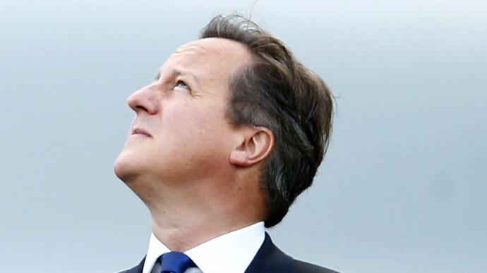 Britain's Prime Minister, David Cameron, at the Celtic Manor resort near Newport in Wales September 5, 2014. (Reuters) 