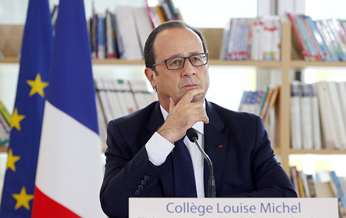 French President Francois Hollande (AFP Photo / Etienne Laurent)